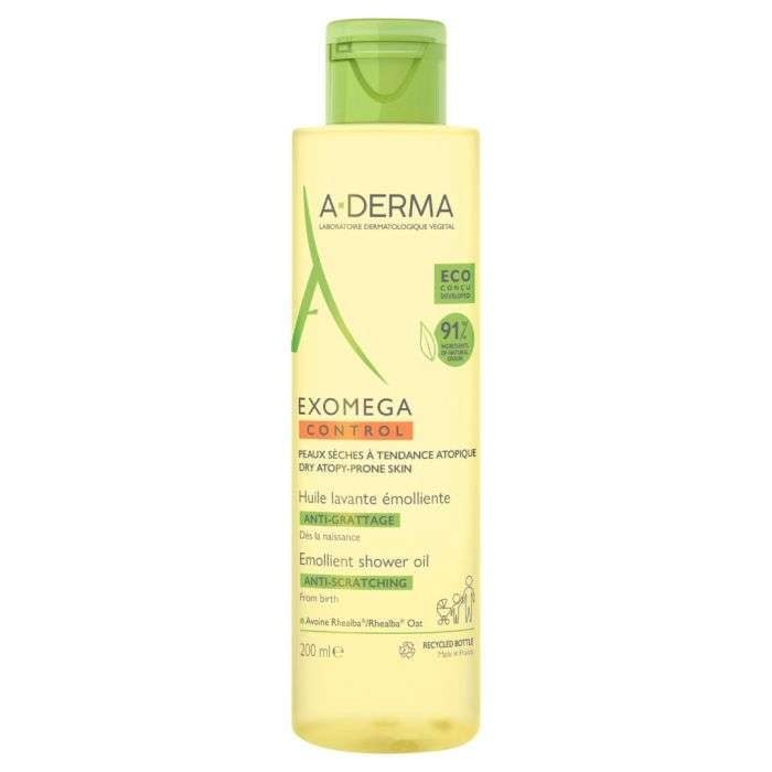 ADERMA EXOMEGA CONTROL HUILE LAVANTE EMOLLIENTE ANTI GRATTAGE 200 ML ADERMA EXOMEGA CONTROL HUILE LAVANTE EMOLLIENTE ANTI GRATTAGE 200 ML