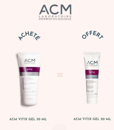 ACM VITIX OFFRE GEL REGULATEUR 50 ML + GEL REGULATEUR 20ML