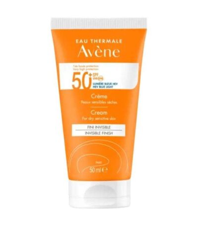 AVENE CREME FINI INVISIBLE SPF 50+ PEAUX SENSIBLES SECHES 50 ML
