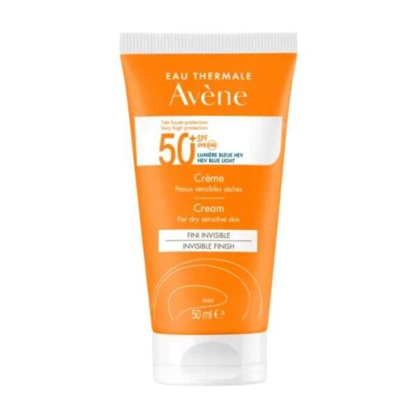 AVENE CREME FINI INVISIBLE SPF 50+ PEAUX SENSIBLES SECHES 50 ML