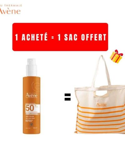 AVENE OFFRE SOLAIRE EAU THERMAL SPRAY SPF50+ 200 ML + SAC OFFERT