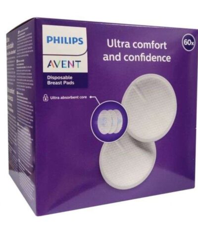 AVENT COUSSINETS D&rsquo;ALLAITEMENT ULTRA COMFORT 60 JOURS