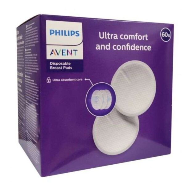 AVENT COUSSINETS D&rsquo;ALLAITEMENT ULTRA COMFORT 60 JOURS