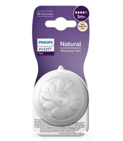 AVENT NATURAL TETINE RESPONSE 3MOIS + DEBIT 4