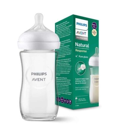 AVENT BIBERON NATURAL EN VERRE 240 ML 1MOIS+ 8 OZ