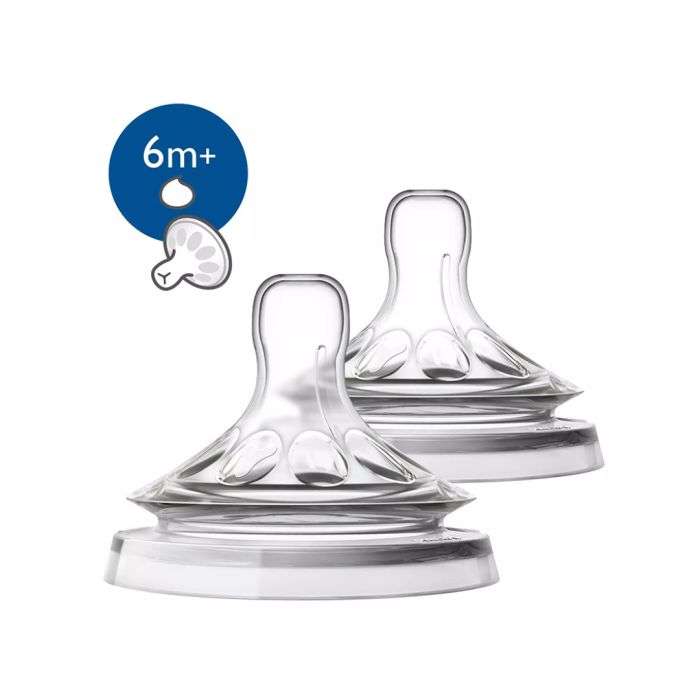 AVENT NATURAL RESPONSE LOT DE 2 TETINES 6 MOIS+ AVENT NATURAL RESPONSE LOT DE 2 TETINES 6 MOIS+