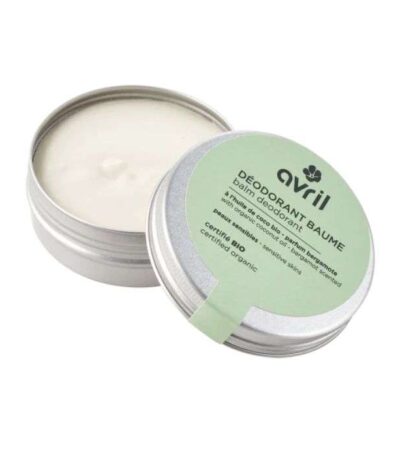 AVRIL DEODORANT BAUME A L HUILE DE COCO BIO PARFUM BERGAMOTE PEAUX SENSIBLES 85 G