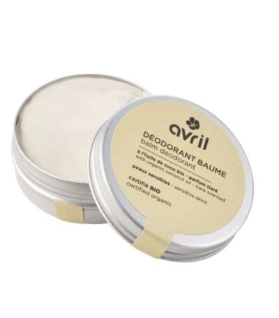 AVRIL DEODORANT BAUME A L HUILE DE COCO BIO PARFUM TIARE PEAUX SENSIBLES 85G