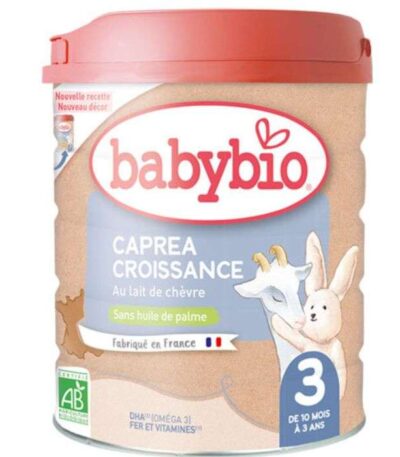 BABYBIO CAPREA 3 LAIT DE CROISSANCE DE 10 MOIS A 3 ANS