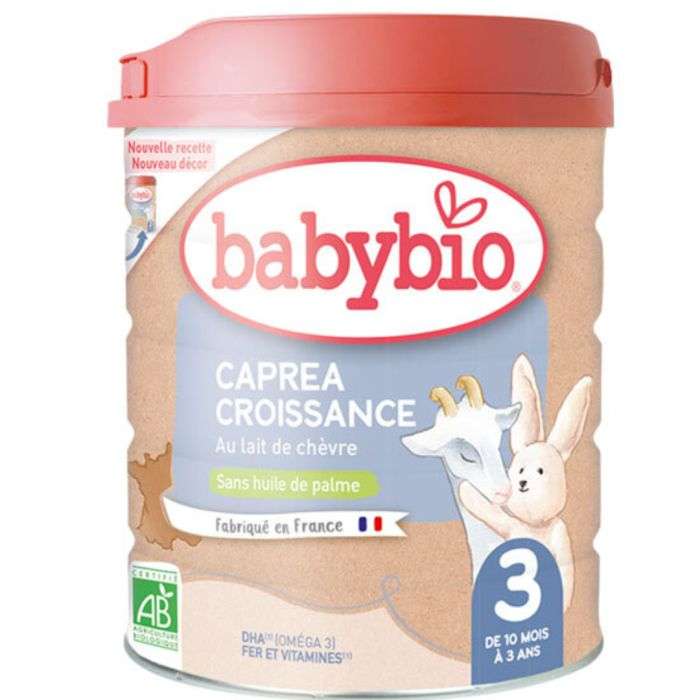 BABYBIO CAPREA 3 LAIT DE CROISSANCE DE 10 MOIS A 3 ANS BABYBIO CAPREA 3 LAIT DE CROISSANCE DE 10 MOIS A 3 ANS