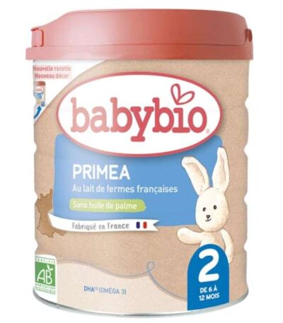 BABYBIO PRIMEA 2 LAIT INFANTILE DE 6 A 12 MOIS 800 G