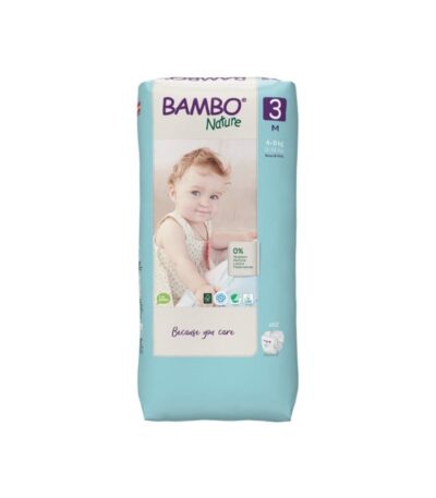 BAMBO NATURE COUCHES BEBE 3 M 4 A 8 KG 52 UNITES