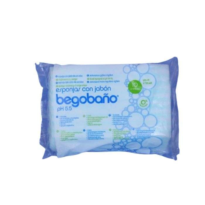 BEGOBANO EPONGE SAVONNEUSE 10 UNITES BEGOBANO EPONGE SAVONNEUSE 10 UNITES