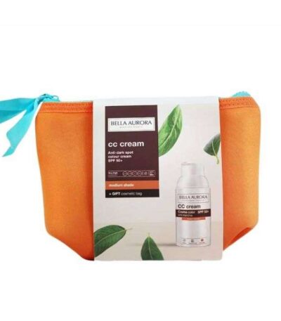 BELLA AURORA OFFRE CC CREME ANTI TACHES SPF50 TEINTE MEDIUM + TROUSSE OFFERTE