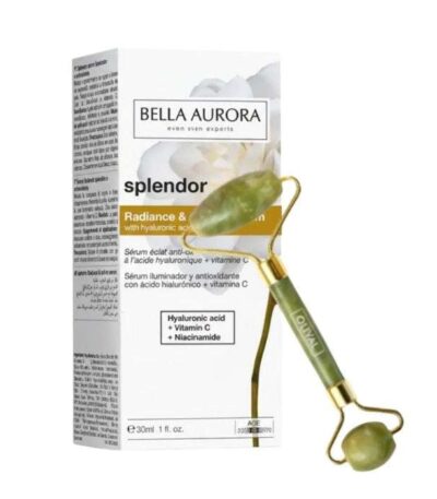 BELLA AURORA OFFRE SPLENDOR SERUM ECLAT ANTI OX 30 ML + ROULEUR VISAGE OFFERT