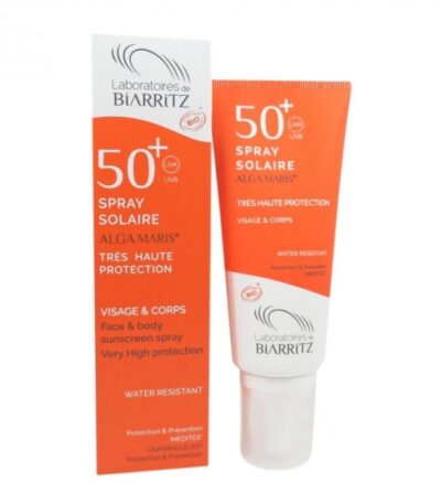 BIARRITZ ALGAMARIS SPRAY SOLAIRE SPF50+ CERTIFIE BIO 100ML