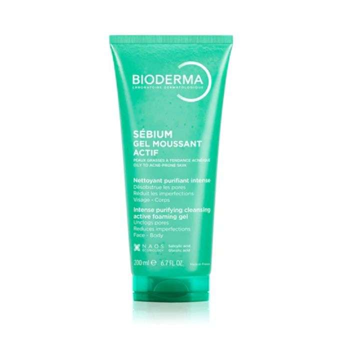 BIODERMA SEBIUM GEL MOUSSANT ACTIF 200 ML BIODERMA SEBIUM GEL MOUSSANT ACTIF 200 ML