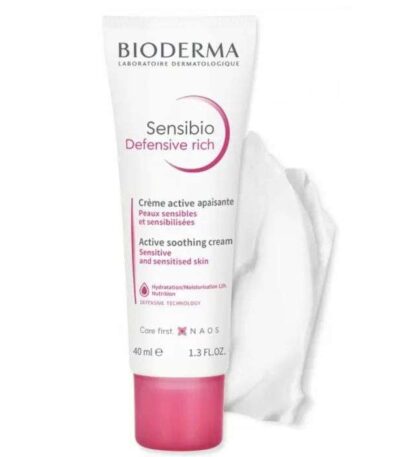 BIODERMA SENSIBIO DEFENSIVE RICHE CREME ACTIVE APAISANTE 40 ML