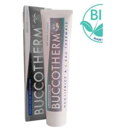 BUCCOTHERM DENTIFRICE BLANCHEUR ET SOIN GOUT MENTHE 75 ML