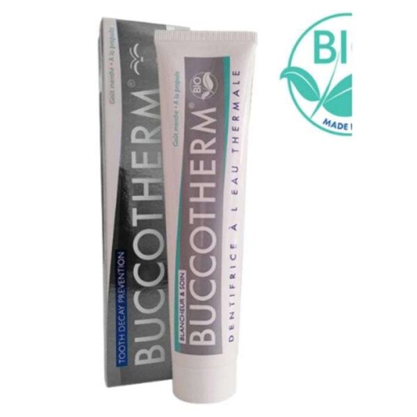 BUCCOTHERM DENTIFRICE BLANCHEUR ET SOIN GOUT MENTHE 75 ML