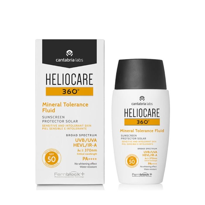 CANTABRIA HELIOCARE 360 MINERAL TOLERANCE FLUID SPF50+ 50 ML CANTABRIA HELIOCARE 360 MINERAL TOLERANCE FLUID SPF50+ 50 ML