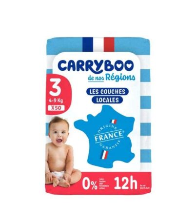 CARRYBOO COUCHES TAILLE 3 50 UNITES 4-9 KG