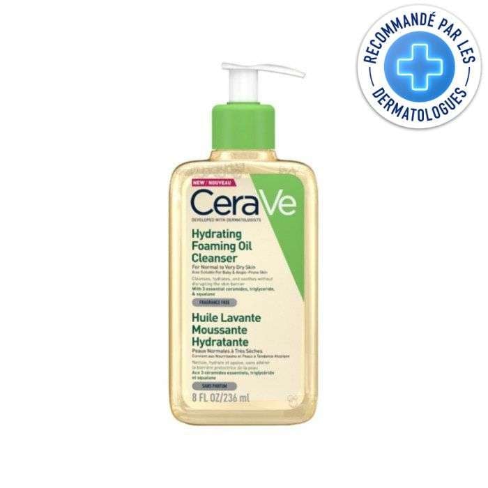 CERAVE HUILE LAVANTE MOUSSANTE HYDRATANTE 236 ML CERAVE HUILE LAVANTE MOUSSANTE HYDRATANTE 236 ML
