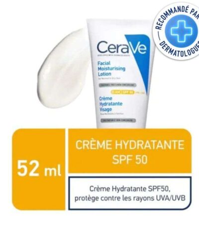 CERAVE CREME HYDRATANTE VISAGE SPF 50 52 ML