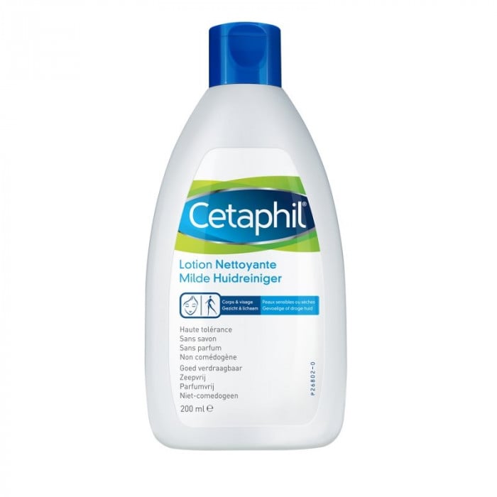 CETAPHIL LOTION NETTOYANTE VISAGE ET CORPS PEAUX SECHES OU SENSIBLES 200 ML CETAPHIL LOTION NETTOYANTE VISAGE ET CORPS PEAUX SECHES OU SENSIBLES 200 ML