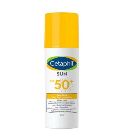 CETAPHIL SUN FLUIDE VISAGE TOUS TYPE DE PEAUX SPF 50+