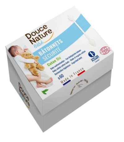 DOUCE NATURE BEBE BATONNETS COTON BIO 60