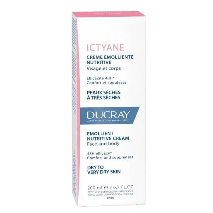 DUCRAY ICTYANE CREME EMOLLIENTE NUTRITIVE VISAGE ET CORPS 200 ML DUCRAY ICTYANE CREME EMOLLIENTE NUTRITIVE VISAGE ET CORPS 200 ML