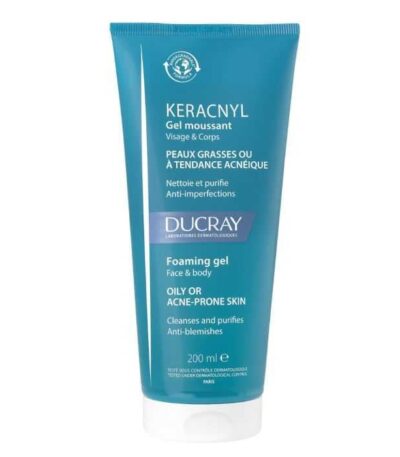 DUCRAY KERACNYL GEL MOUSSANT 200 ML
