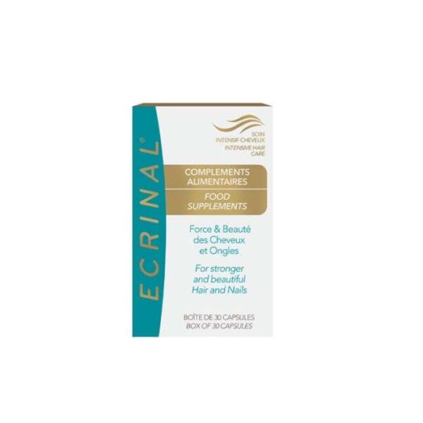 ECRINAL 30 CAPSULES CHEVEUX 1 MOIS DE TRAITEMENT