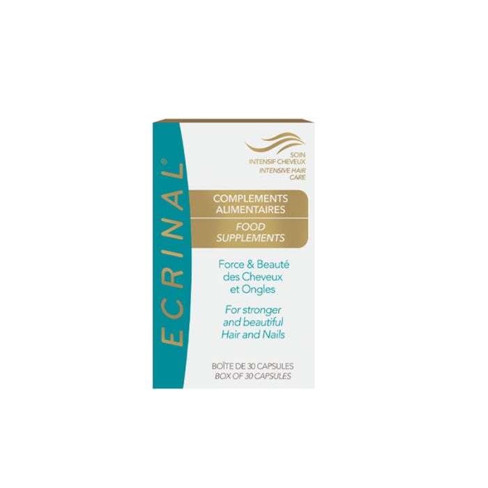 ECRINAL 30 CAPSULES CHEVEUX 1 MOIS DE TRAITEMENT ECRINAL 30 CAPSULES CHEVEUX 1 MOIS DE TRAITEMENT