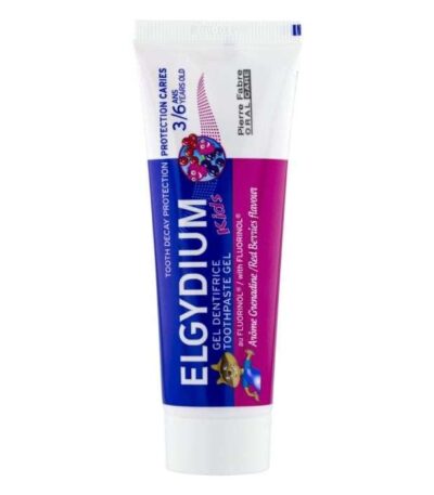 ELGYDIUM DENTIFRICE ENFANTS GRENADINE 3-6 ANS 50 ML