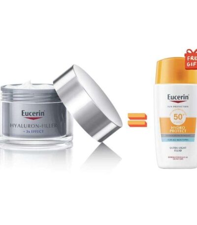 EUCERIN OFFRE HYALURON FILLER *3 EFFECTS SOIN DE NUIT 50 ML + HYDRO PROTECT 50 ML OFFERT