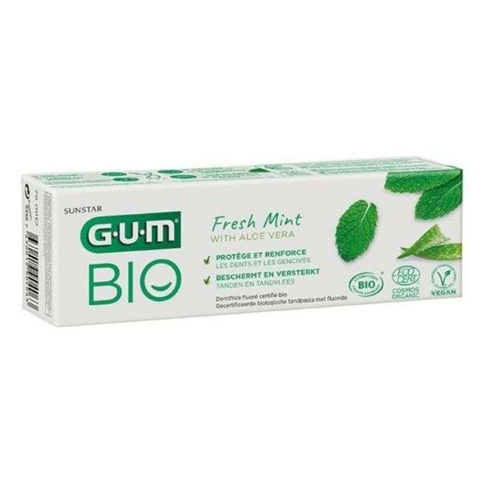 GUM DENTIFRICE BIO FRESH MENTHE ET ALOE VERRA 75 ML REF 7020 GUM DENTIFRICE BIO FRESH MENTHE ET ALOE VERRA 75 ML REF 7020