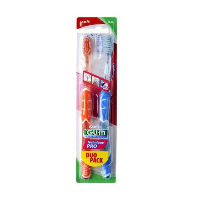 GUM BAD TECHNIQUE PRO SOFT PACK DUO 1525 GUM BAD TECHNIQUE PRO SOFT PACK DUO 1525