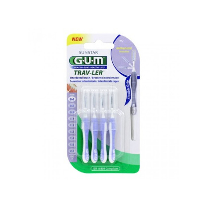 GUM MANCHE PAR 4 UNITES AVEC BROSETTE FINE 0.6 MM REF 1312 GUM MANCHE PAR 4 UNITES AVEC BROSETTE FINE 0.6 MM REF 1312