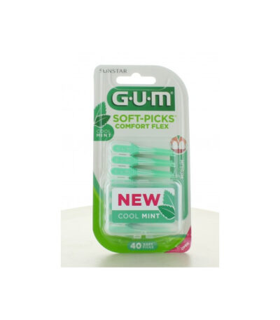 GUM SOFT PICK CONFORT FLEX 40 UNITES MENTHOLE REF 670