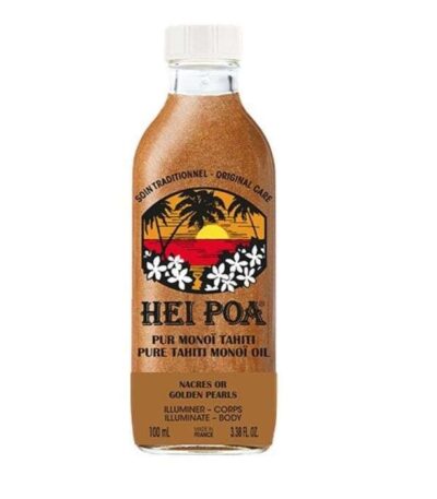 HEI POA PUR MONOI SOIN TRADITIONNEL NACRES OR 100 ML