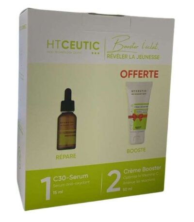 HTCEUTIC OFFRE C30 SERUM 15 ML + CREME BOSSTER 50 ML OFFERT