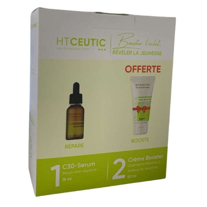 HTCEUTIC OFFRE C30 SERUM 15 ML + CREME BOSSTER 50 ML OFFERT HTCEUTIC OFFRE C30 SERUM 15 ML + CREME BOSSTER 50 ML OFFERT