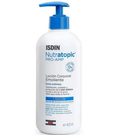 ISDIN NUTRATOPIC PRO AMP LOTION EMOLIENTE PEAU ATOPIQUE 400 ML