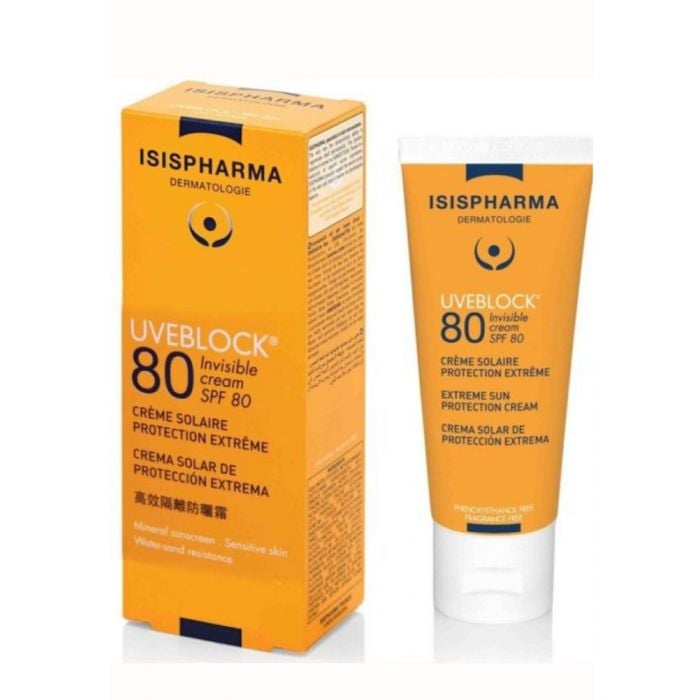 ISISPHARMA UVEBLOCK 80 CREME INVISIBLE 40 ML ISISPHARMA UVEBLOCK 80 CREME INVISIBLE 40 ML