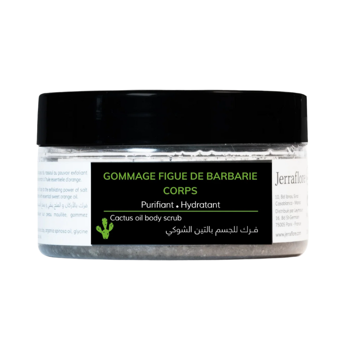 JERRAFLORE GOMMAGE FIGUE DE BARBARIE PURIFIANT HYDRATANT CORPS 100 G JERRAFLORE GOMMAGE FIGUE DE BARBARIE PURIFIANT HYDRATANT CORPS 100 G