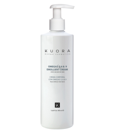 KUORA CREME EMOLLIENTE OMEGA 3 6 ET 9 PEAUX SENSIBLES SECS ET ATOPIQUE 400 ML
