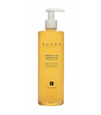 KUORA OMEGA 3 6 ET 9 HUILE DERMOGEL PEAUX SENSIBLES SECS ET ATOPIQUE 400 ML