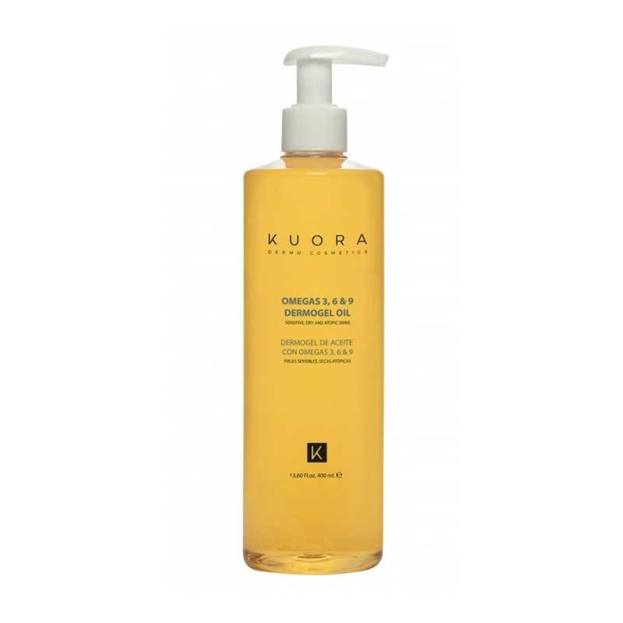 KUORA OMEGA 3 6 ET 9 HUILE DERMOGEL PEAUX SENSIBLES SECS ET ATOPIQUE 400 ML KUORA OMEGA 3 6 ET 9 HUILE DERMOGEL PEAUX SENSIBLES SECS ET ATOPIQUE 400 ML